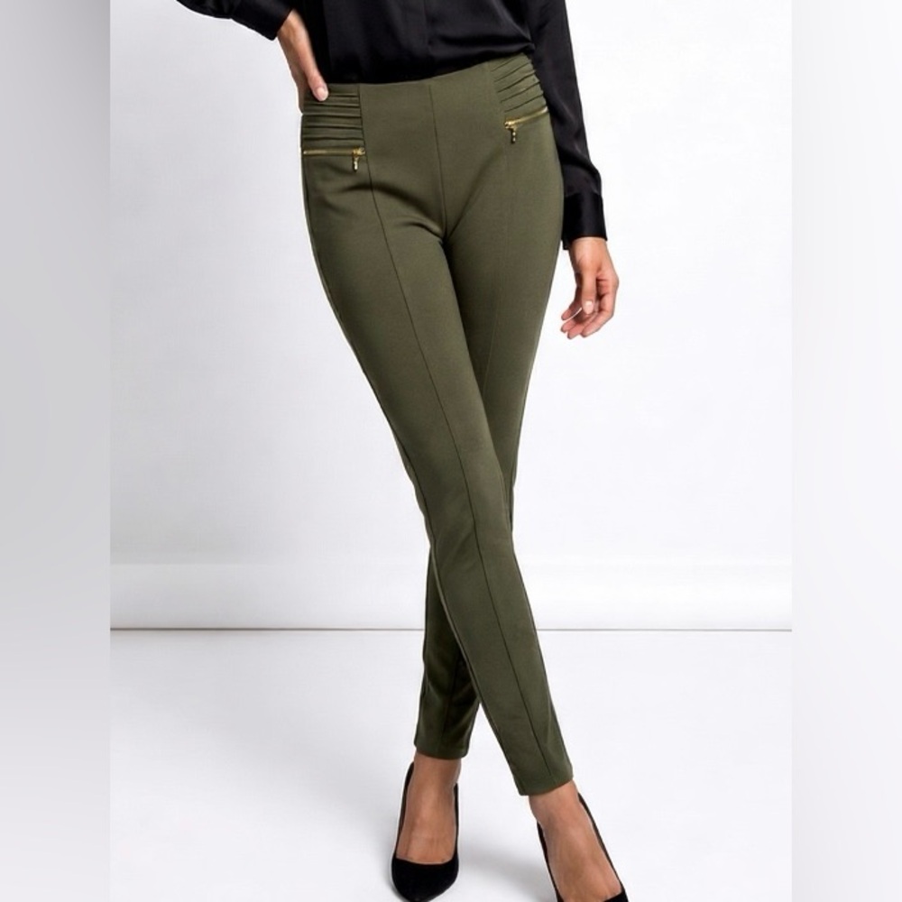 Zac & Rachel Pull-On Ankle Length Millennium Stretch Pants Size Large